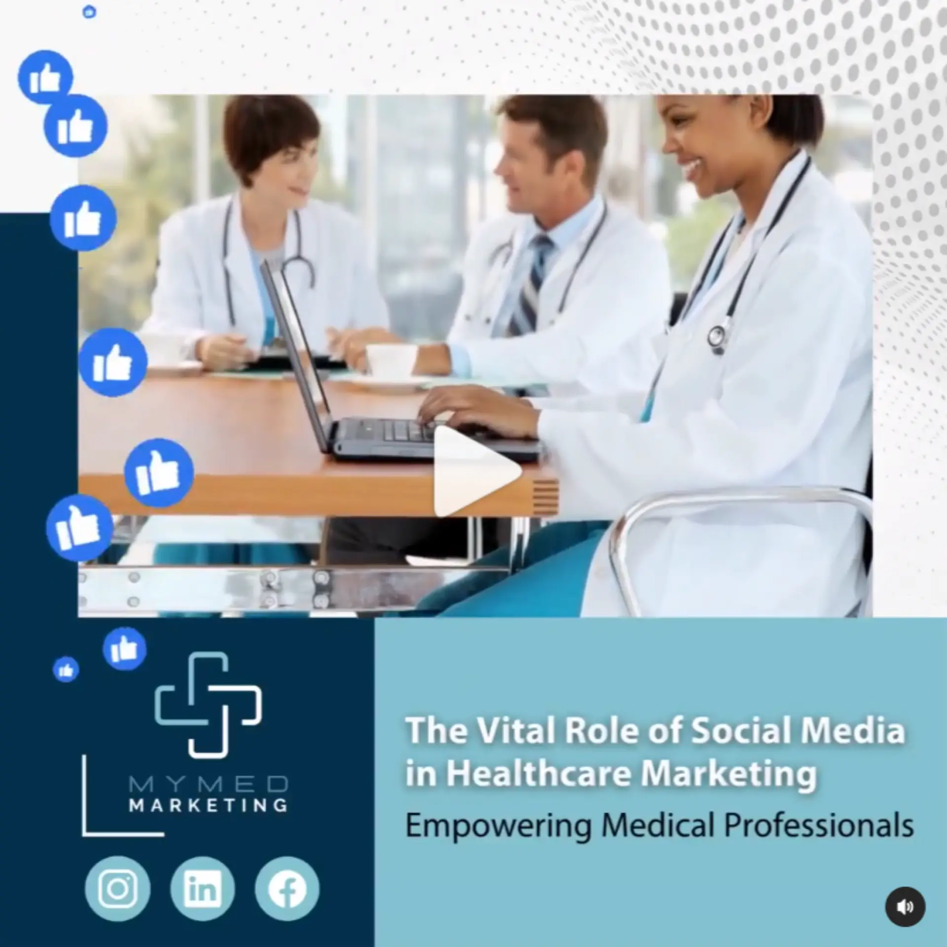 Article (Slide) - myMed - The Vital Role of Social Media in Healthcare Marketing - Empowering Medical Professionals The Vital role of Social Media in Healthcare Marketing